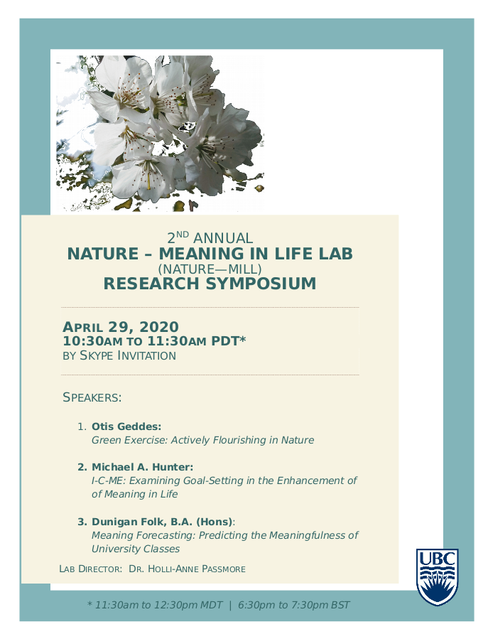 NMIL 2020 Symposium poster